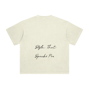 "Style that Speaks Pro" T-Shirt - Apricot